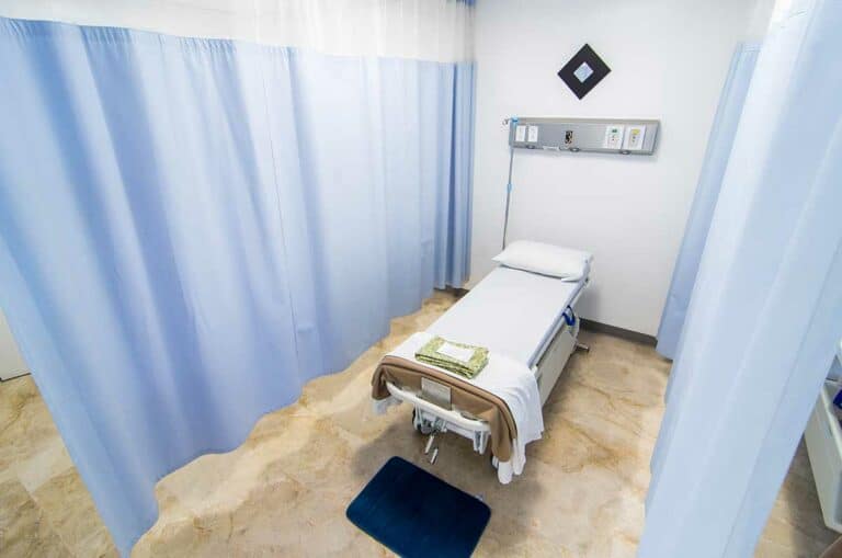 Pre-op bay at SER Hospital