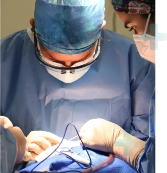 Surgeons conducting VSG Mexico surgery.