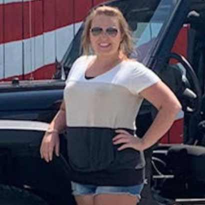 Felicia before having bariatric surgery