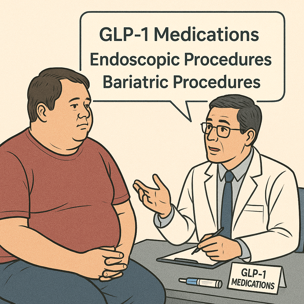GLP-1 medications, and endoscopic procedures and bariatric procedures